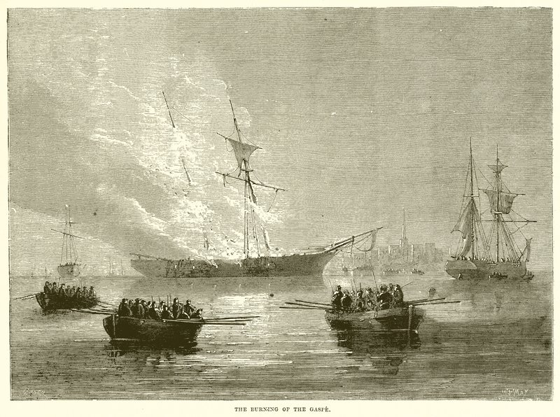 La quema del Gaspe de English School