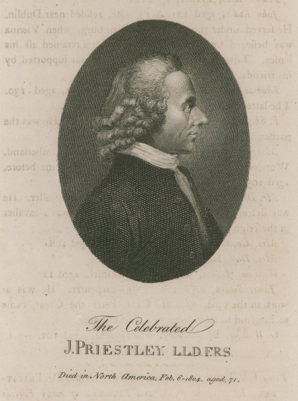 El célebre Joseph Priestley de English School