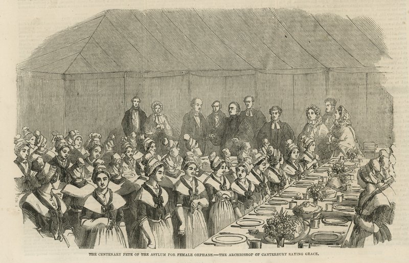 La fiesta del centenario del Asilo para Huérfanas de English School