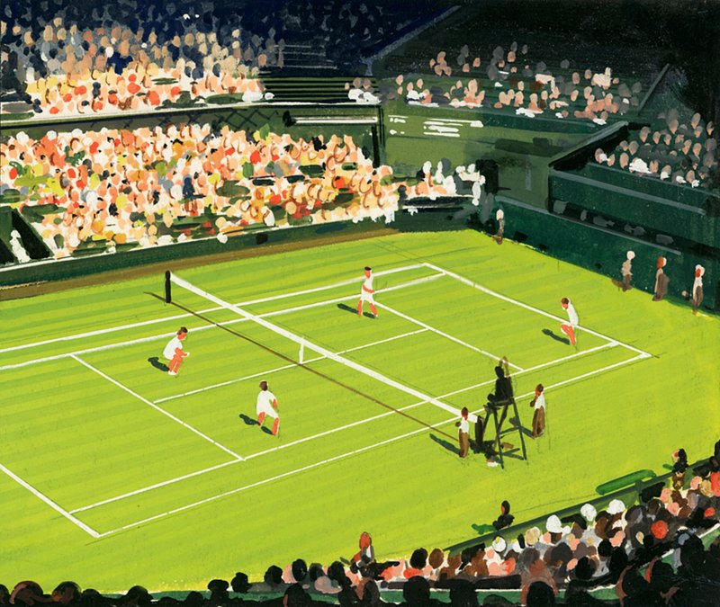 La cancha central en Wimbledon de English School