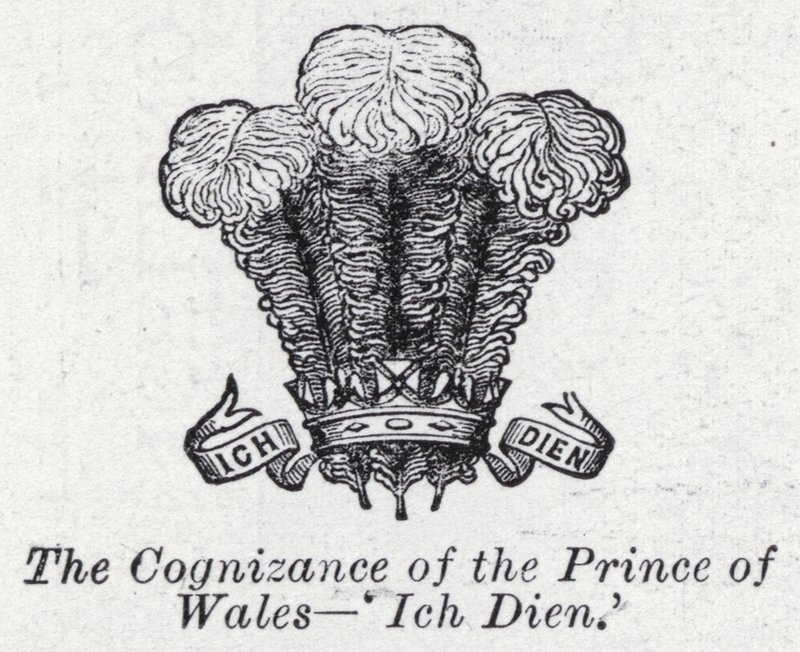 El emblema del Príncipe de Gales, 