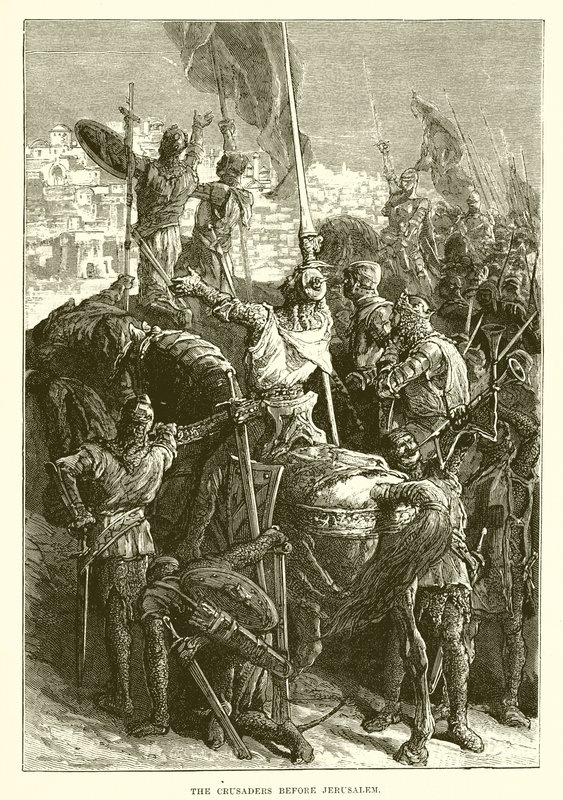 Los cruzados ante Jerusalén de English School