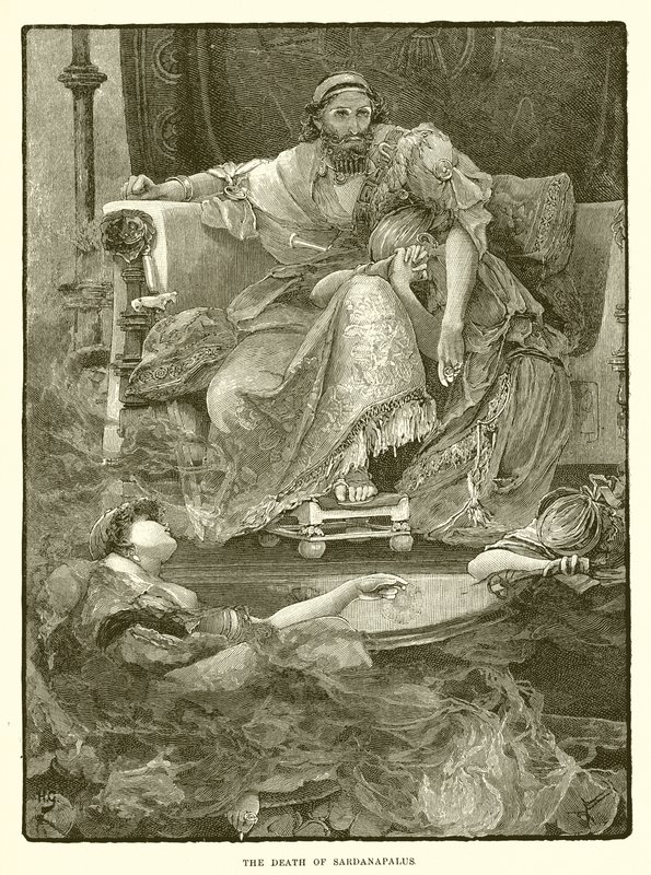 La muerte de Sardanápalo de English School