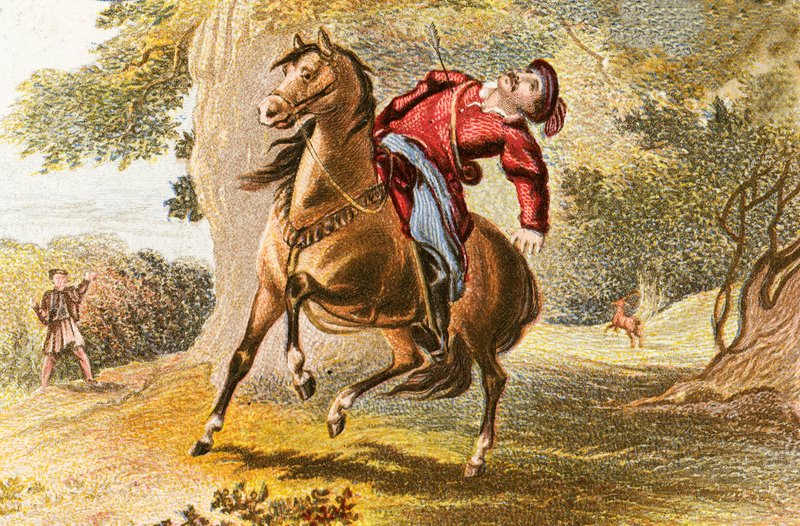 La muerte de Guillermo Rufus de English School
