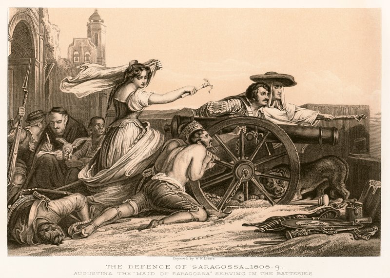 La defensa de Zaragoza de English School