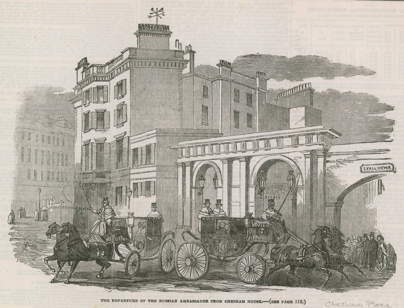 La partida del Embajador Ruso de Chesham House de English School