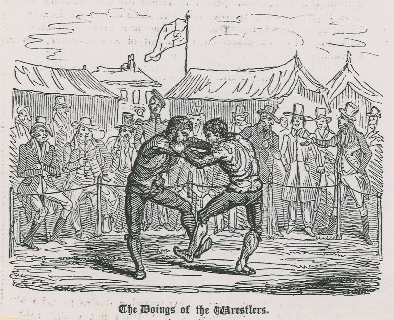 Las hazañas de los luchadores de English School