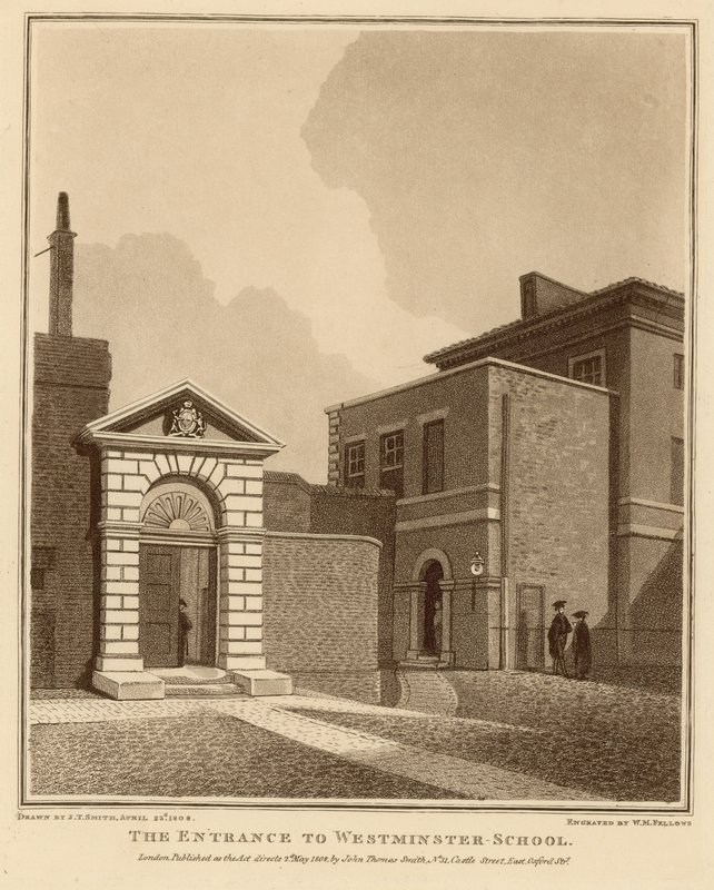 La entrada a la Escuela de Westminster de English School