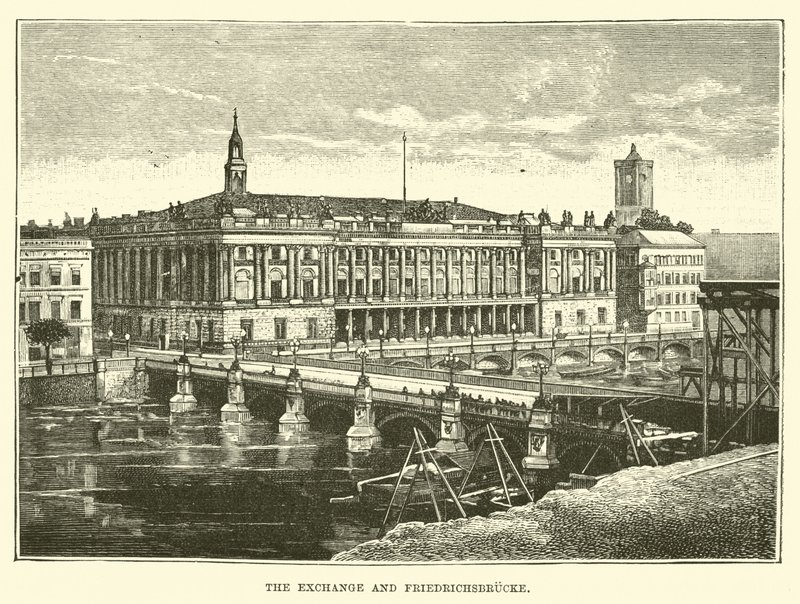 La bolsa y Friedrichsbrucke de English School