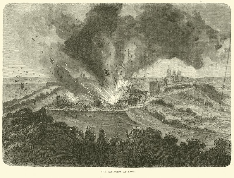 La explosión en Laon, septiembre 1870 de English School