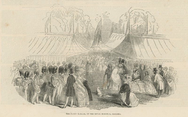 El bazar de fantasía en el Hospital Real, Chelsea de English School