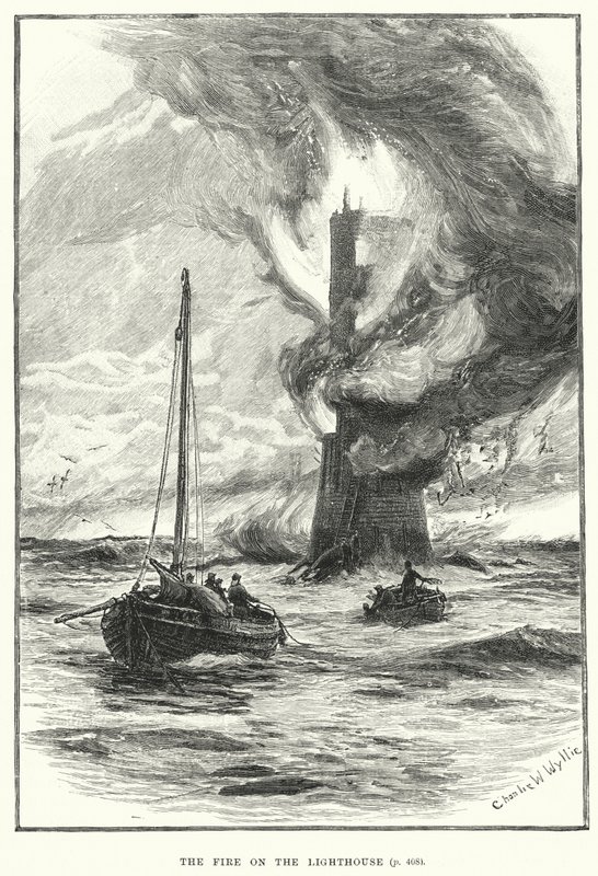 El incendio en el faro de English School