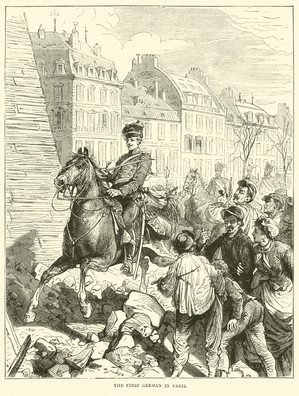 El primer alemán en París, febrero 1871 de English School