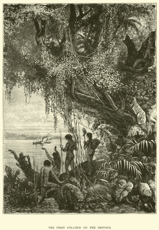 El primer vapor en el Orinoco de English School
