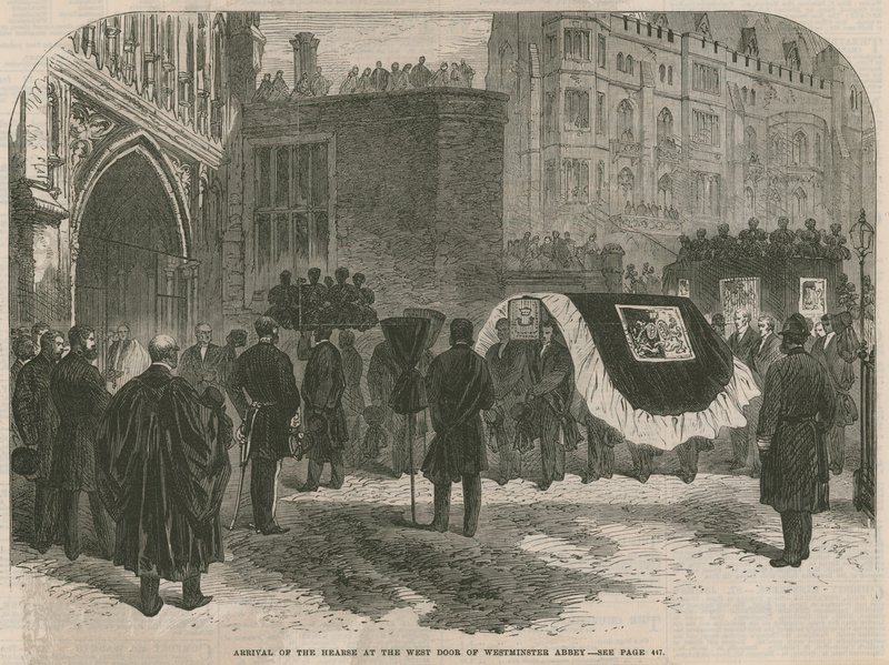 El funeral de Lord Palmerston de English School
