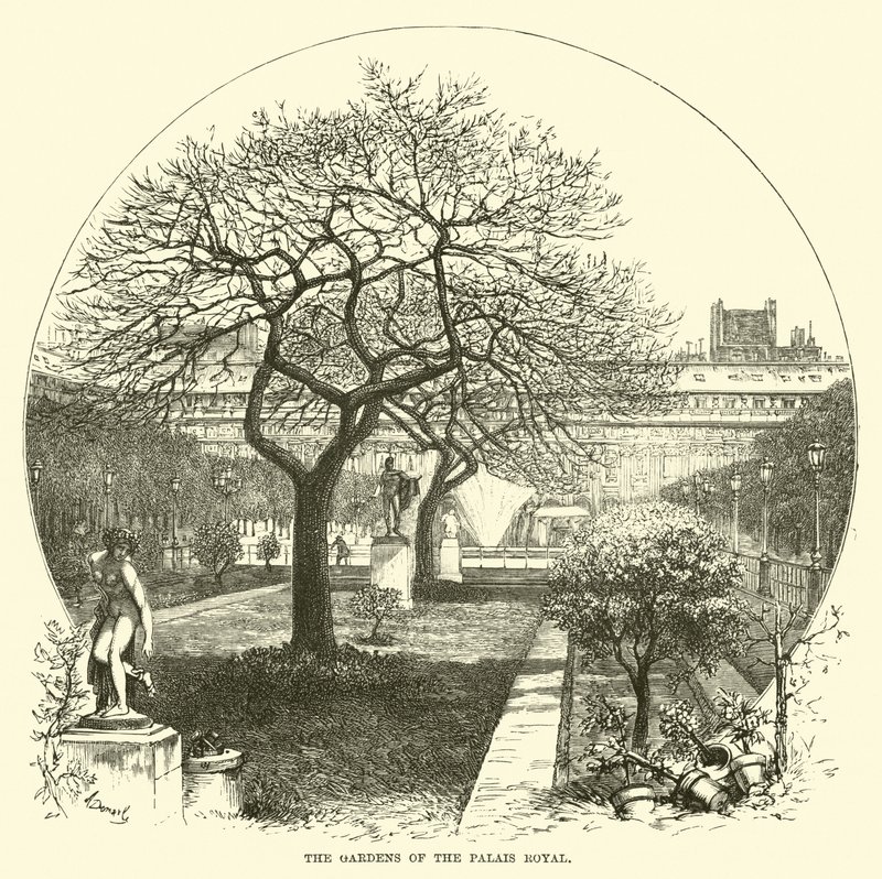 Los jardines del Palais Royal de English School