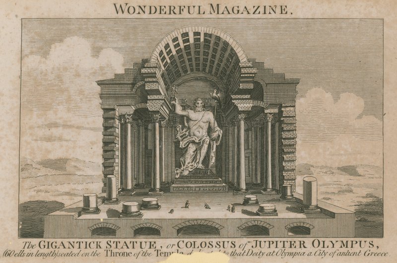 La estatua gigante, o Coloso de Júpiter Olímpico de English School