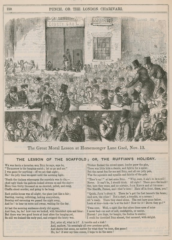 La gran lección moral en la cárcel de Horsemonger Lane de English School