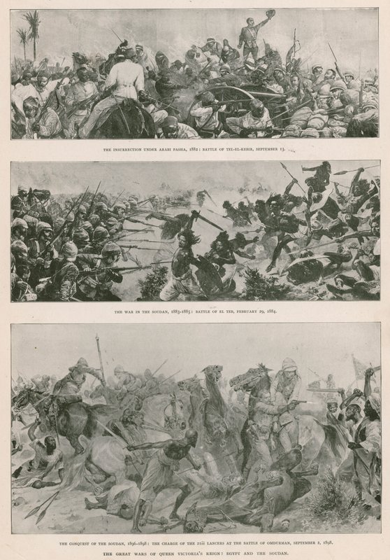 Las grandes guerras del reinado de la Reina Victoria: la guerra anglo-egipcia (1882), la Revuelta Mahdista (1883-1885) y la conquista británica del Sudán (1896-1898) de English School
