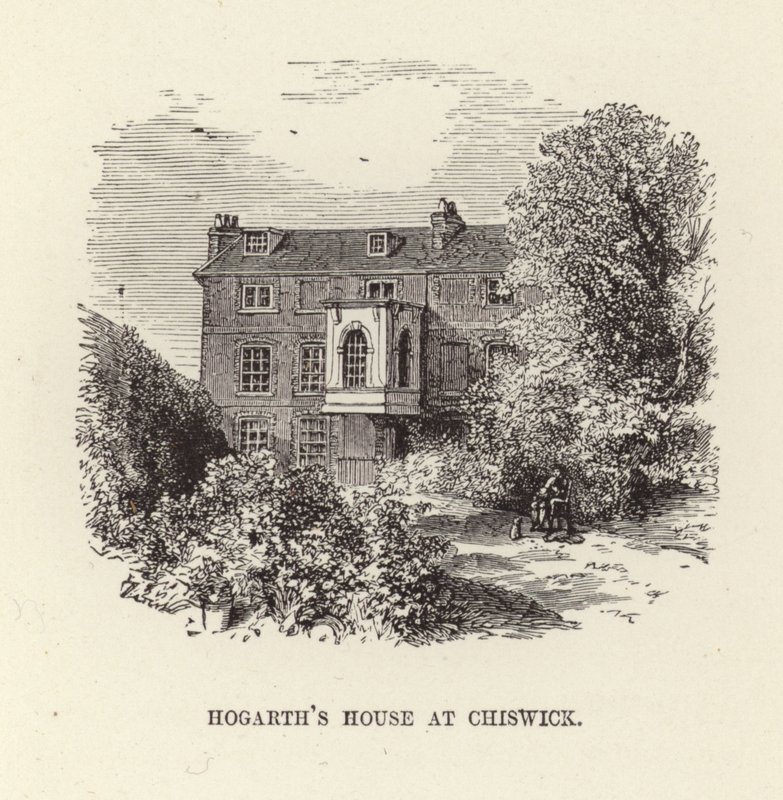 La casa de William Hogarth en Chiswick de English School