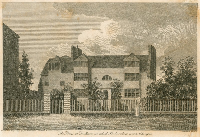 La casa en Parsons Green, cerca de Fulham, Londres, donde Samuel Richardson escribió Clarissa de English School