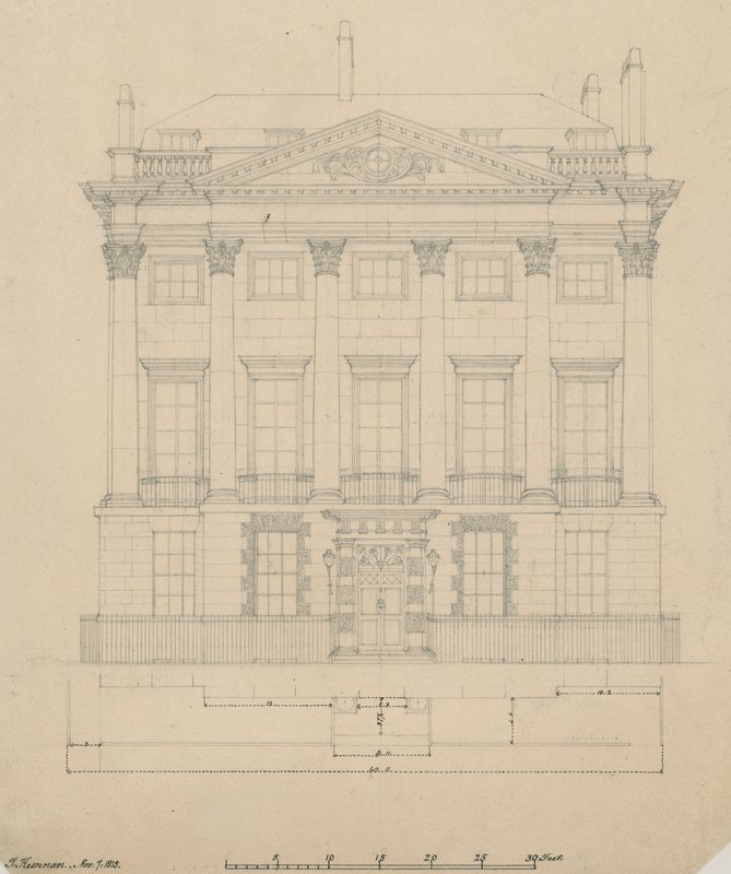 La casa del Sr. Scotmother, Cavendish Square, Londres de English School