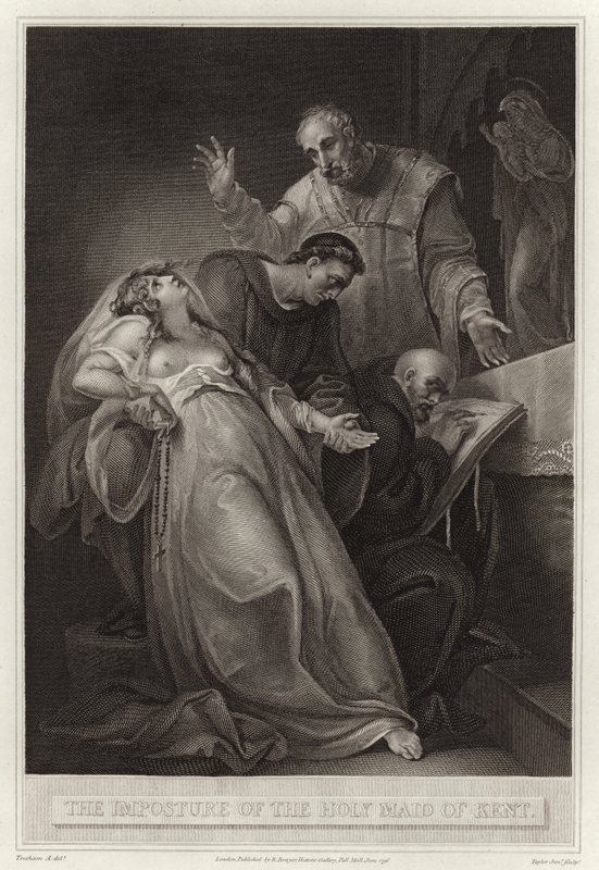 La impostura de la Santa Doncella de Kent de English School
