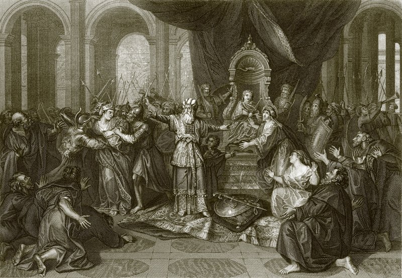El infante Joás proclamado rey de English School