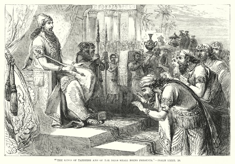 Los reyes de Tarsis y de las islas traerán presentes, Salmo LXXII de English School