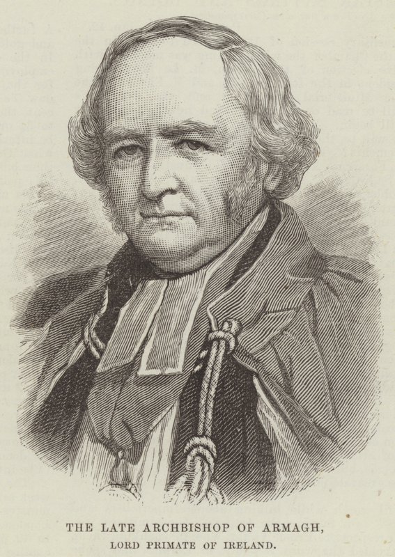 El difunto Arzobispo de Armagh, Lord Primado de Irlanda de English School
