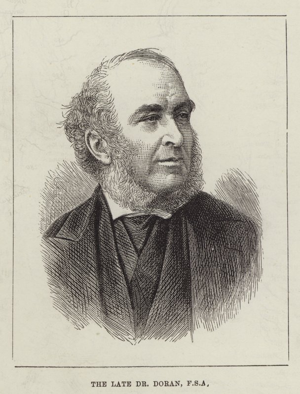 El fallecido Dr. Doran, FSA (grabado) de English School