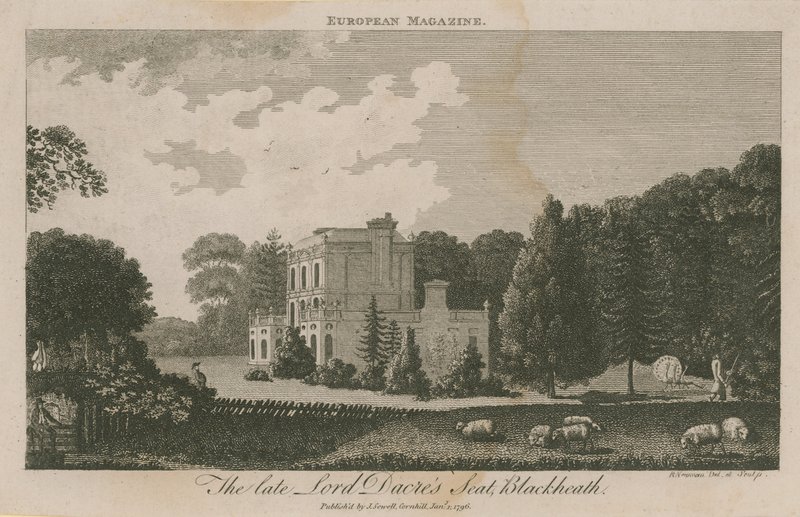 La residencia del difunto Lord Dacres en Blackheath de English School