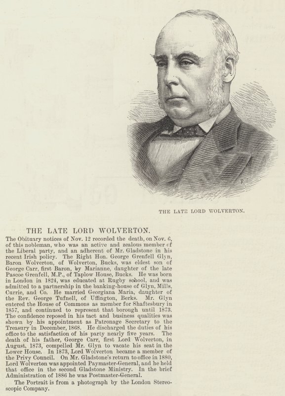 El difunto Lord Wolverton de English School