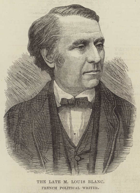 El difunto Sr. Louis Blanc, Escritor Político Francés de English School