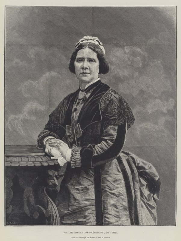 La difunta Madame Lind-Goldschmidt, Jenny Lind de English School