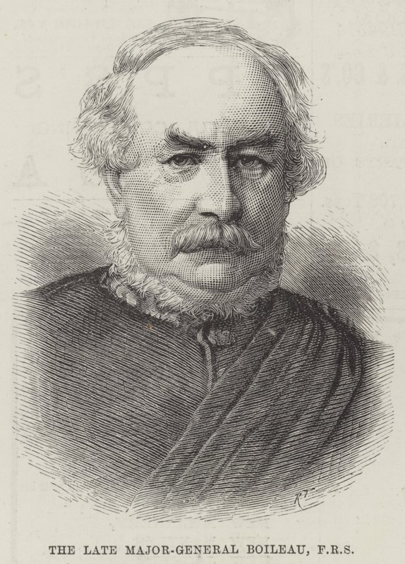 El difunto Mayor-General Boileau, FRS de English School