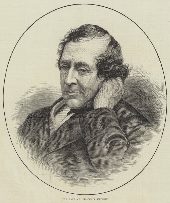 El difunto Sr. Benjamin Webster de English School