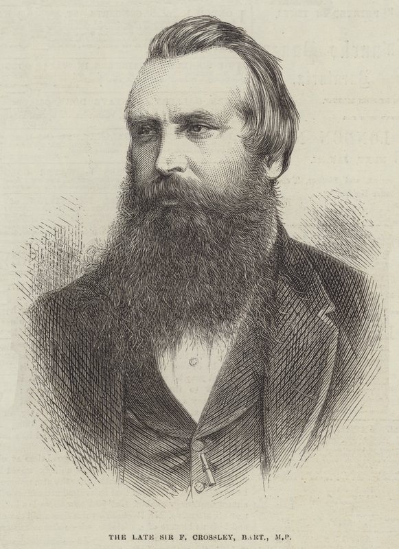 El difunto Sir F Crossley, Baronet, MP (grabado) de English School