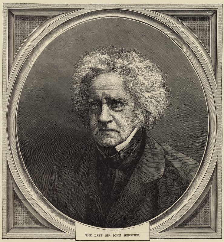 El difunto Sir John Herschel de English School