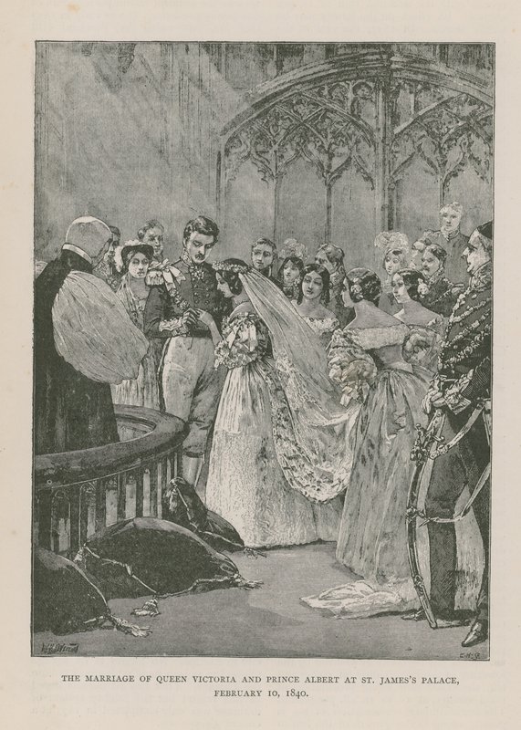 El matrimonio de la Reina Victoria y el Príncipe Alberto de English School