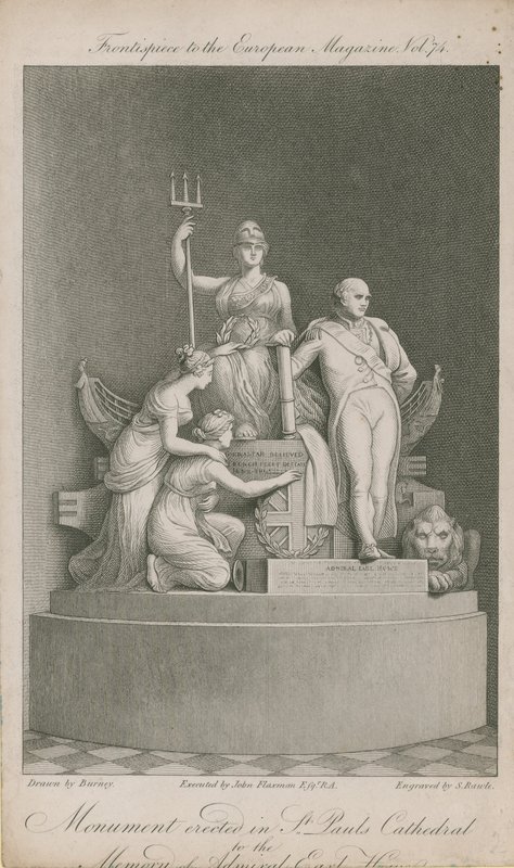 El monumento erigido en la Catedral de San Pablo de English School