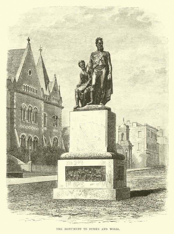 El monumento a Burke y Wills de English School
