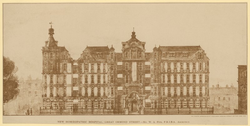 El nuevo Hospital Homeopático, Great Ormond Street de English School