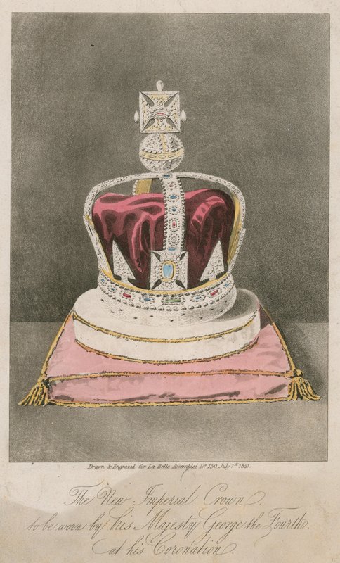 La nueva Corona Imperial que llevará Su Majestad Jorge IV en su Coronación de English School