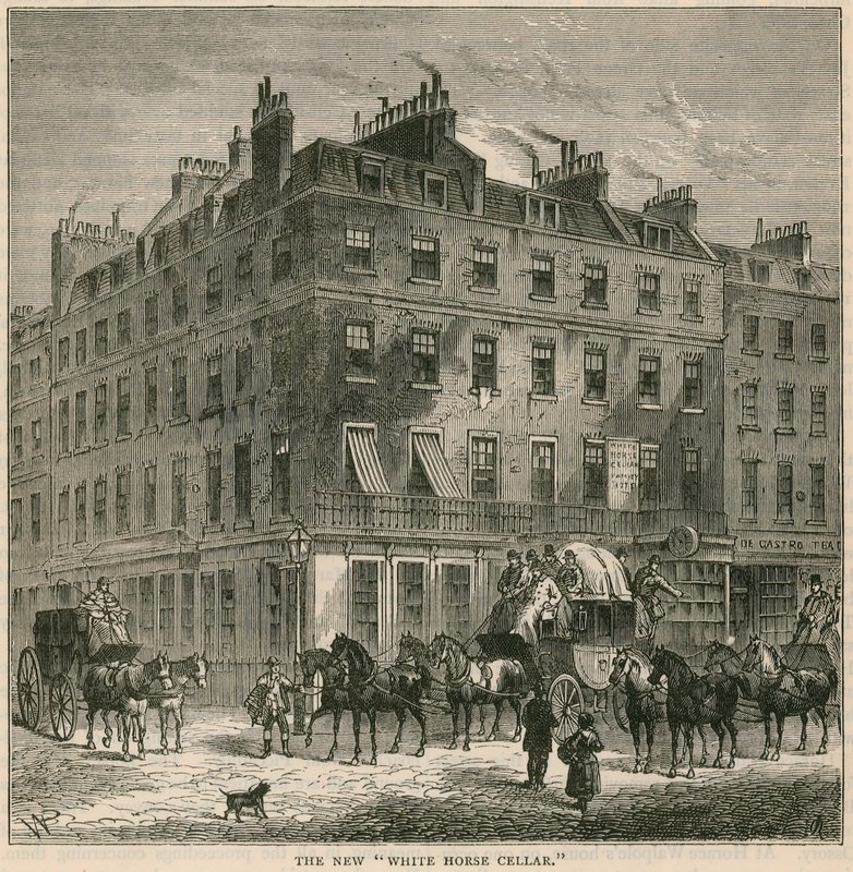 El nuevo White Horse Cellar, Londres de English School