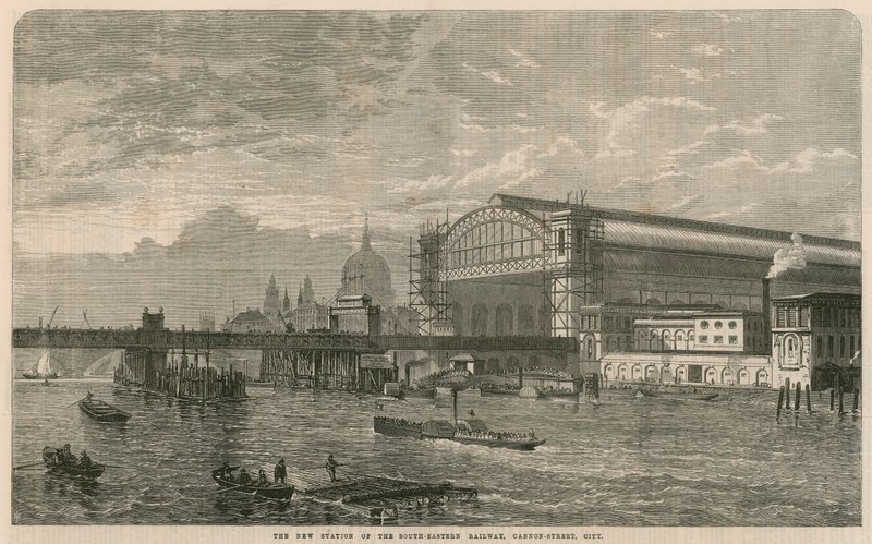 La nueva estación del Ferrocarril del Sureste, Cannon Street, Londres de English School