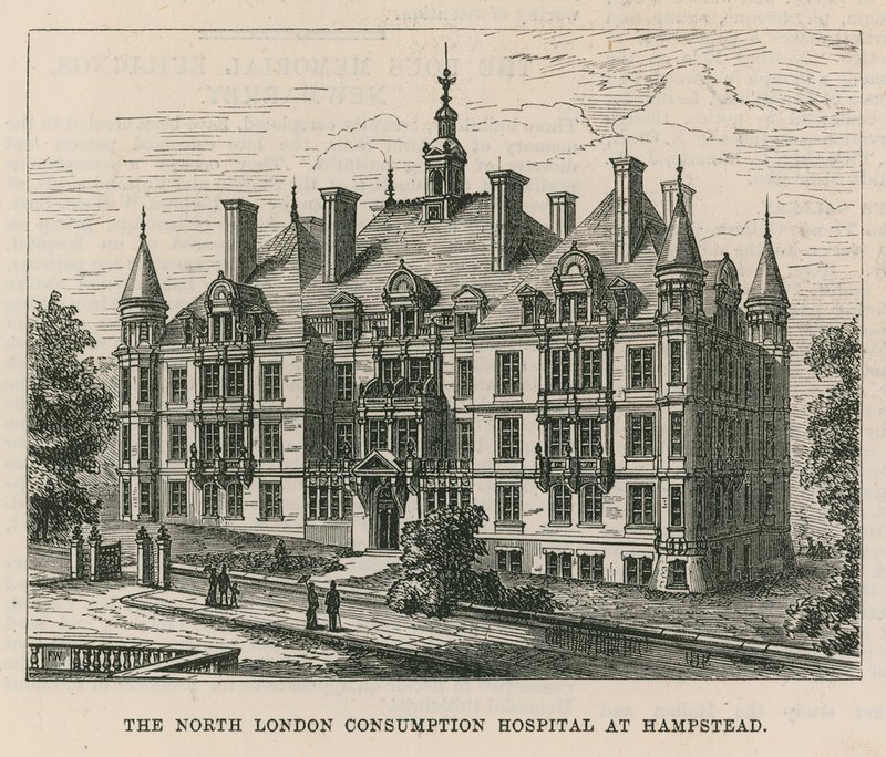 El Hospital de Consumo del norte de Londres en Hampstead de English School