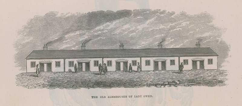Las viejas casas de beneficencia de Lady Owen de English School