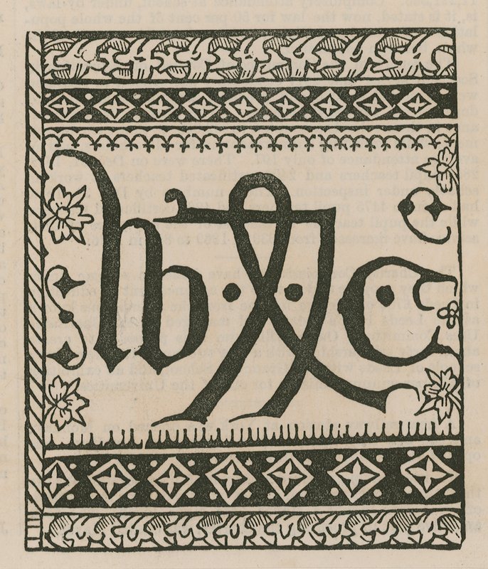 La marca del impresor de William Caxton de English School