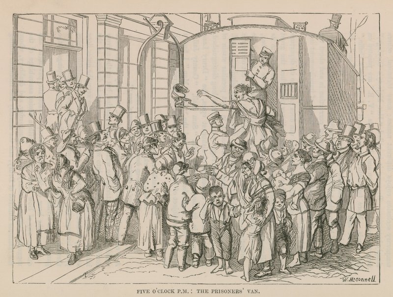 La furgoneta de los prisioneros de English School